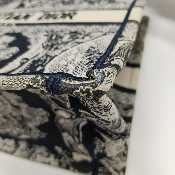 Book Tote Small Canvas Blue