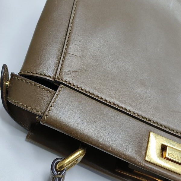 Peekaboo Medium Calfskin Brown