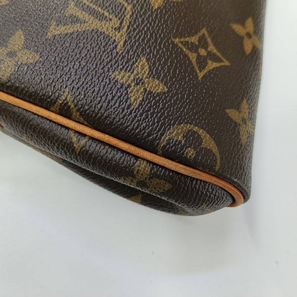 EVA Monogram Coated Canvas Brown