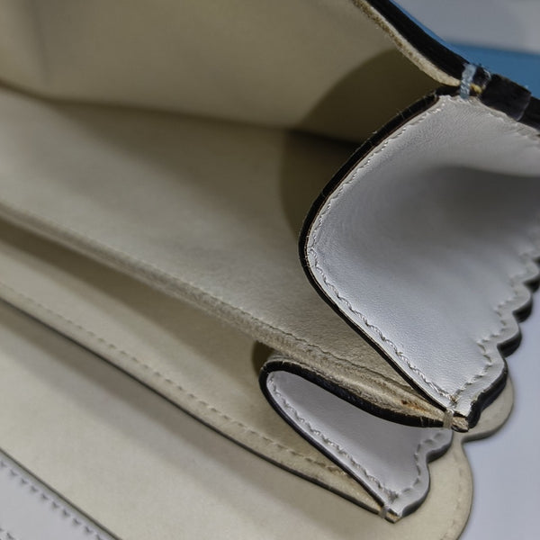 Kan I Medium Calfskin White