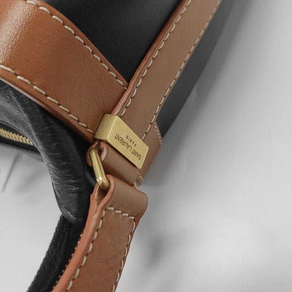 Calfskin Bucket Bag Black