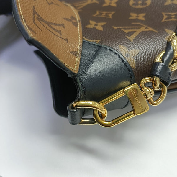 TWINNY Monogram Coated Canvas Brown