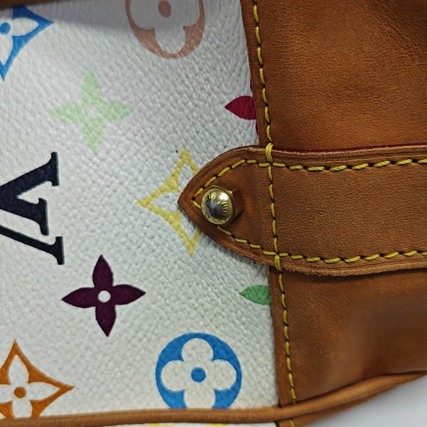 LV × TM GRETA Monogram Coated Canvas White