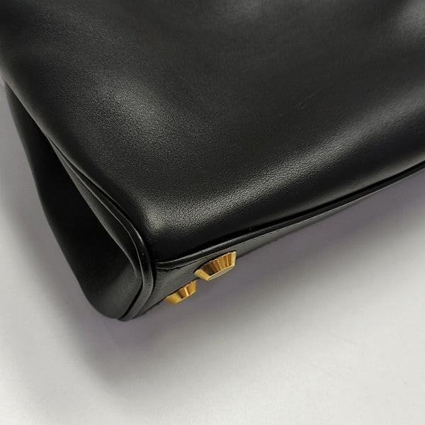 Calfskin Shoulder Bag Mini Black