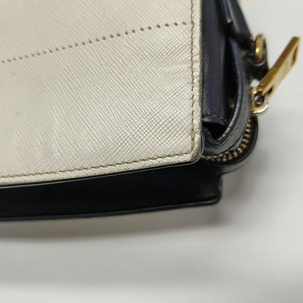Calfskin Shoulder Bag White