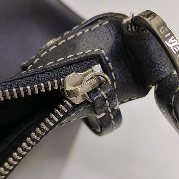 Calfskin Shoulder Bag Black