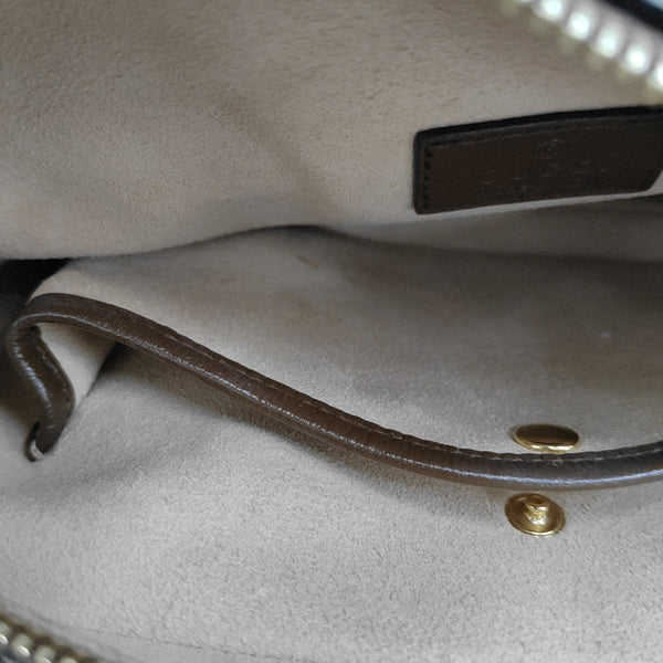 Bree Monogram Coated Canvas Beige