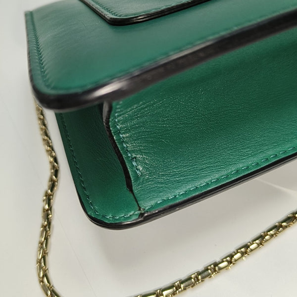 SERPENTI FOREVER Small Calfskin Green