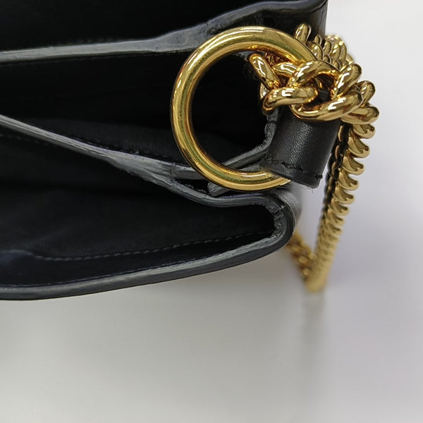 Calfskin Shoulder Bag Black