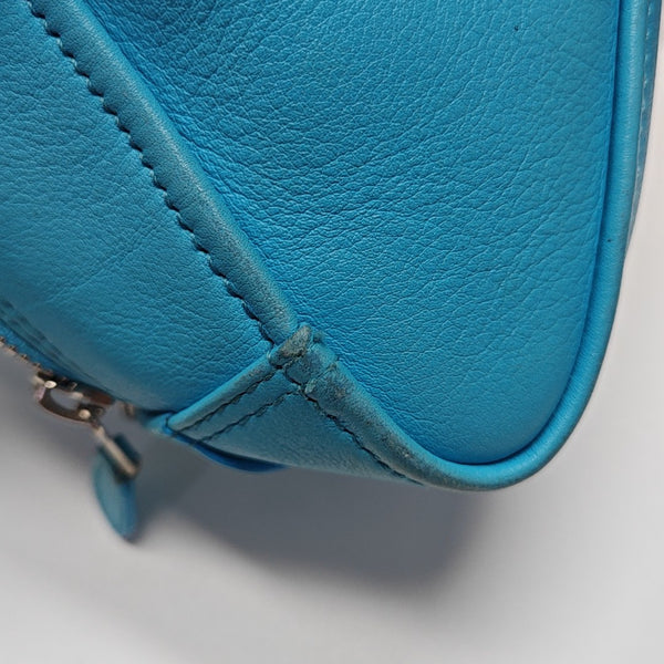 Triangle Calfskin Blue