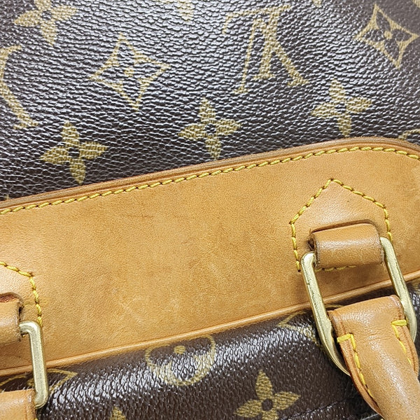 DEAUVILLE MM Monogram Coated Canvas Brown