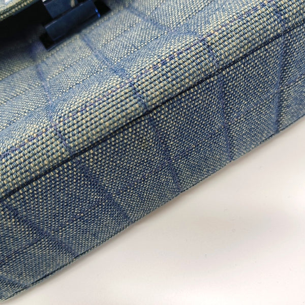 2.55 Quilted Canvas Blue