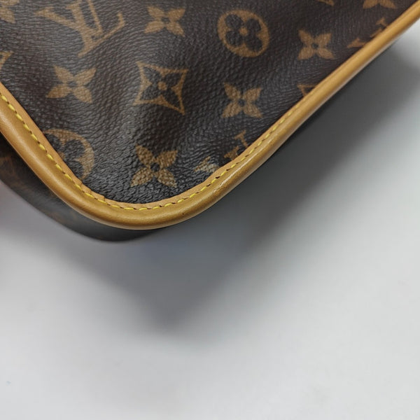 DIANE Monogram Coated Canvas Brown