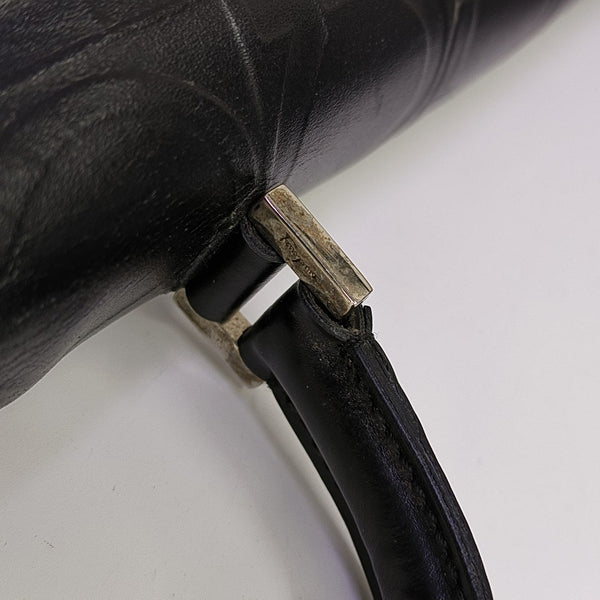 Calfskin Shoulder Bag Black