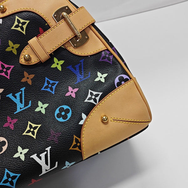 LV × TM CLAUDIA Monogram Coated Canvas Black