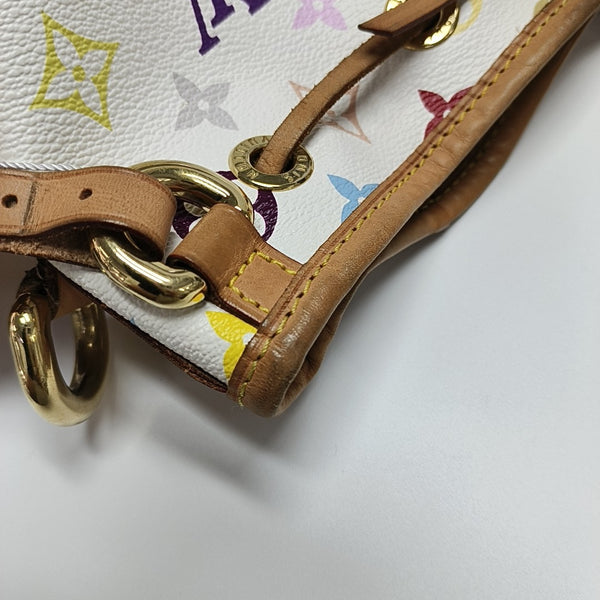 LV × TM NÉONOÉ MM Monogram Coated Canvas White