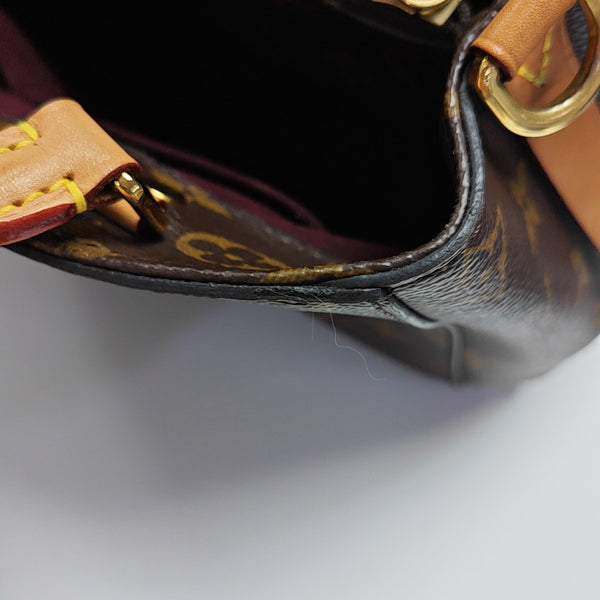 MONTAIGNE Monogram Coated Canvas Brown