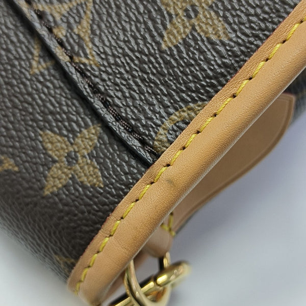 DIANE Monogram Coated Canvas Brown