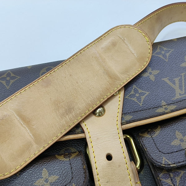 HUDSON PM Monogram Coated Canvas Brown