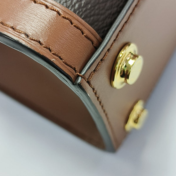 DAUPHINE Monogram Coated Canvas Brown