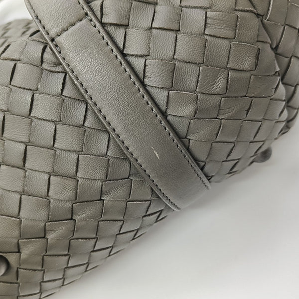 Lambskin Top Handle Bag Green