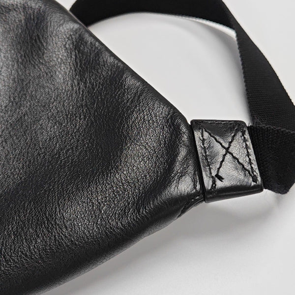 Calfskin Belt Bag Black