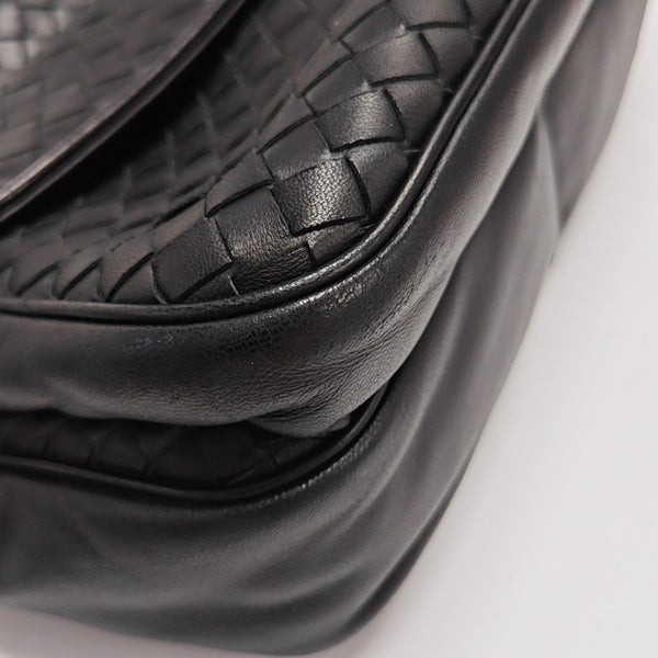 Lambskin Shoulder Bag Black