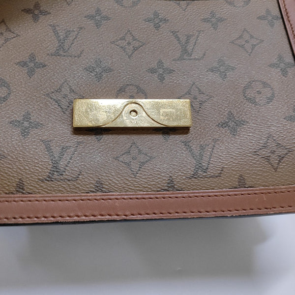 DAUPHINE MM Monogram Coated Canvas Brown