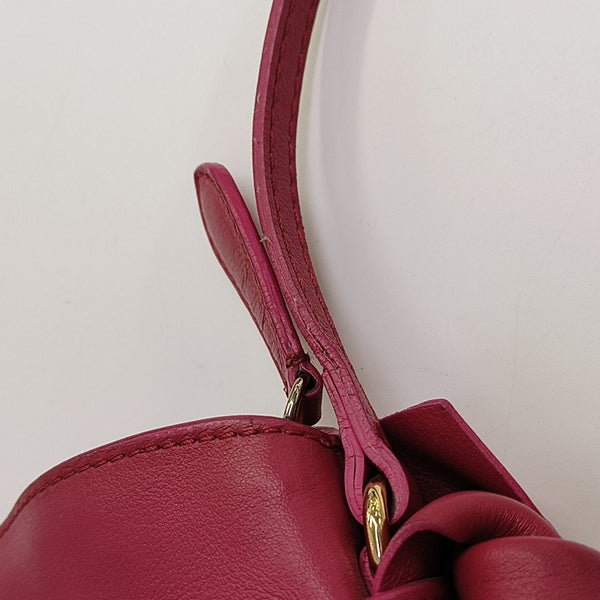 Coated Canvas Shoulder Bag Beige