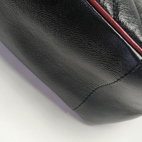 GG Marmont Small Quilted Calfskin Black