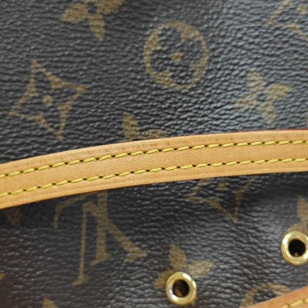 NÉONOÉ Nano Monogram Coated Canvas Brown