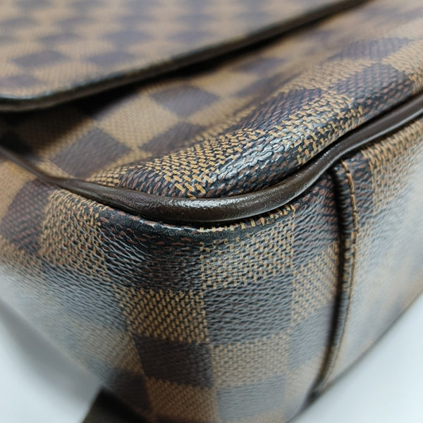 SHELTON Damier Ebene Coated Canvas Brown