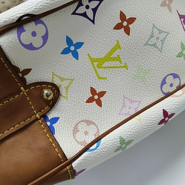 LV × TM GRETA Monogram Coated Canvas White