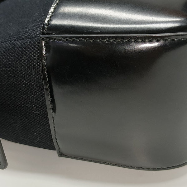 Fabric Shoulder Bag Black
