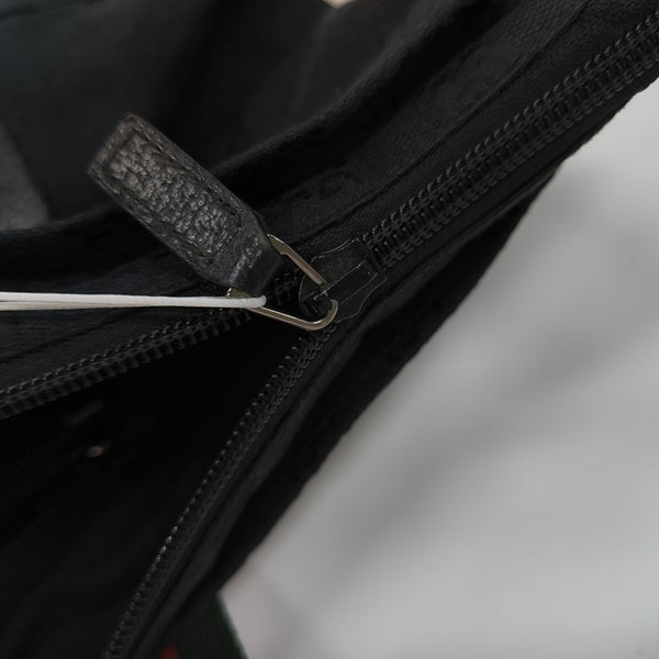 Monogram Canvas Tote Bag Black