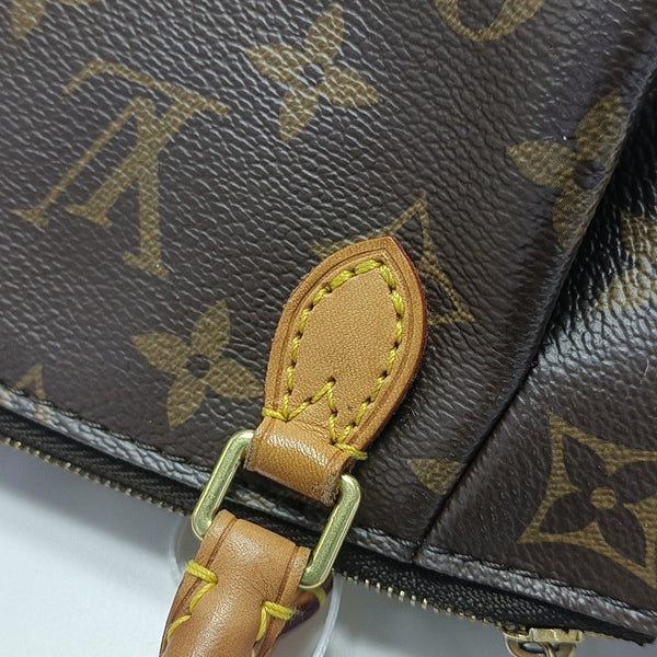 TURENNE Nano Monogram Coated Canvas Brown