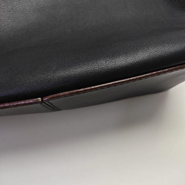 Calfskin Shoulder Bag Black