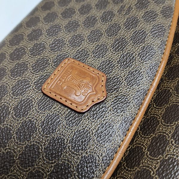 MACADAM CLUTCHES Coated Canvas Brown