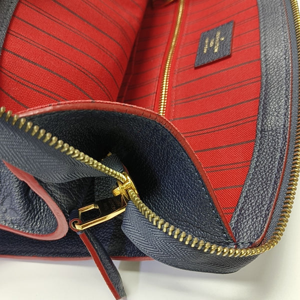PONNEUF MM Monogram Calfskin Blue