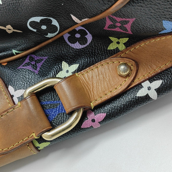 LV × TM GRETA Monogram Coated Canvas Black