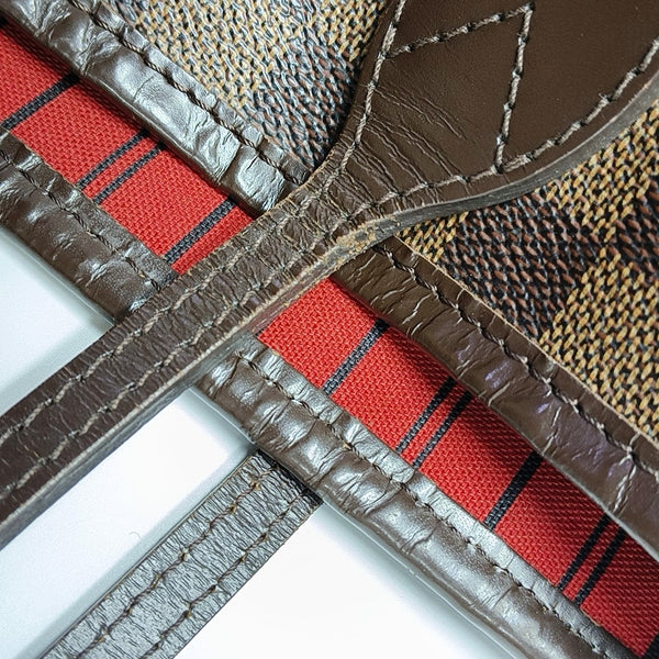 NEVERFULL MM Damier Ebene Coated Canvas Brown