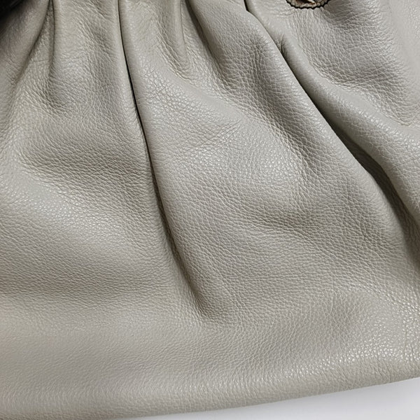 Calfskin Top Handle Bag White