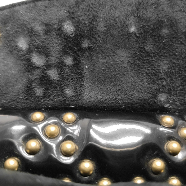 Lady Dior Medium Quilted Patent Leather Black
