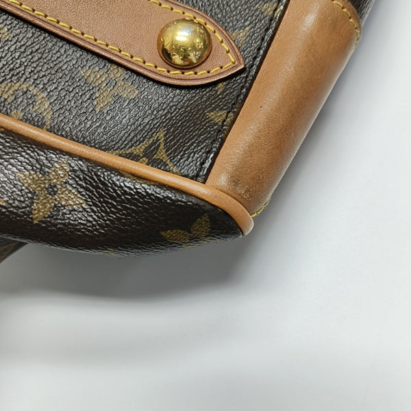 RETIRO NM Monogram Coated Canvas Brown