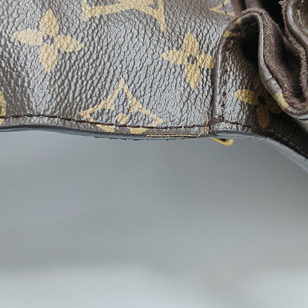 MÉTIS MM Monogram Coated Canvas Brown