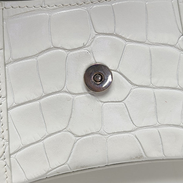 Hourglass Small Calfskin White