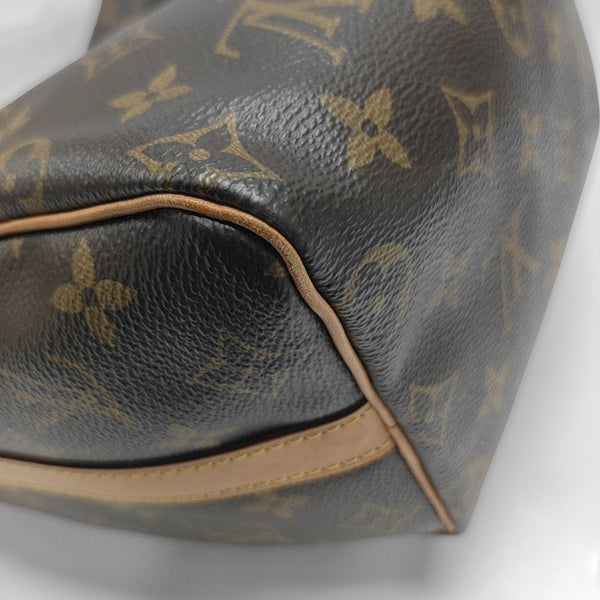 SPEEDY 25 Monogram Coated Canvas Brown