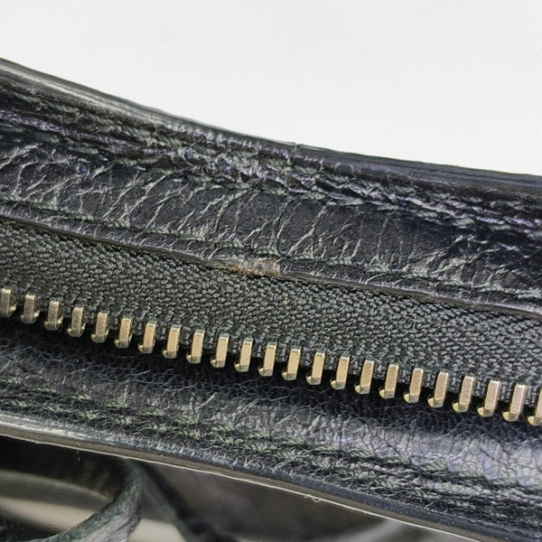 Classic Metallic Edge City Calfskin Black