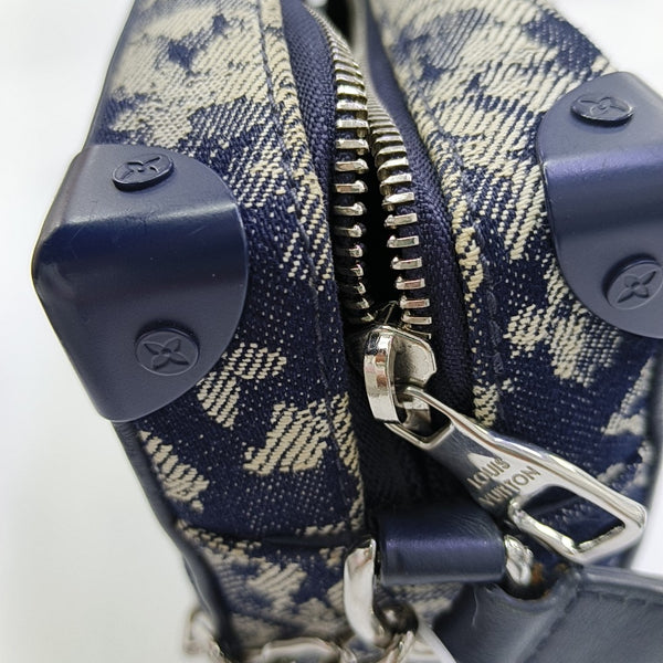 SOFT TRUNK Mini Monogram Denim Blue