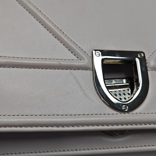 Diorama Medium Cannage Calfskin Pink